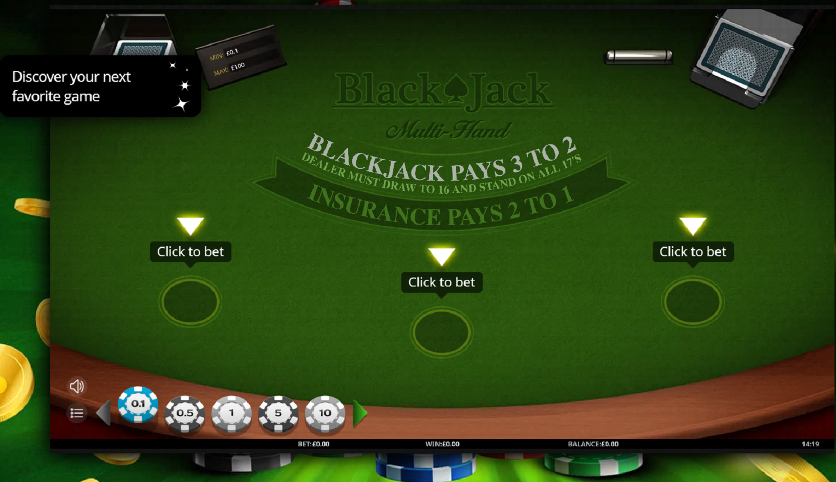 Luckland Casino blackjack