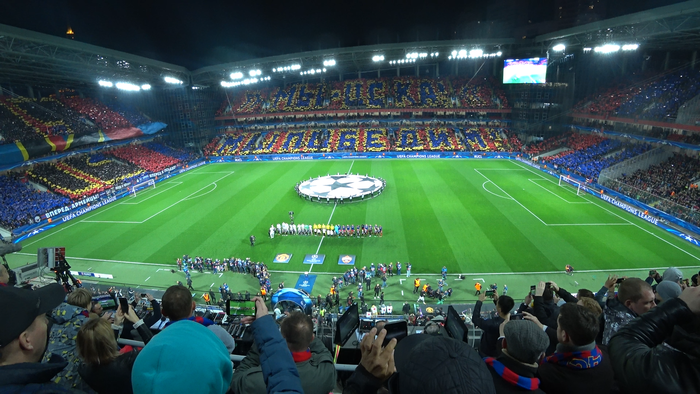 Продолжая изучать матчи Лиги чемпионов со стадионов Европы