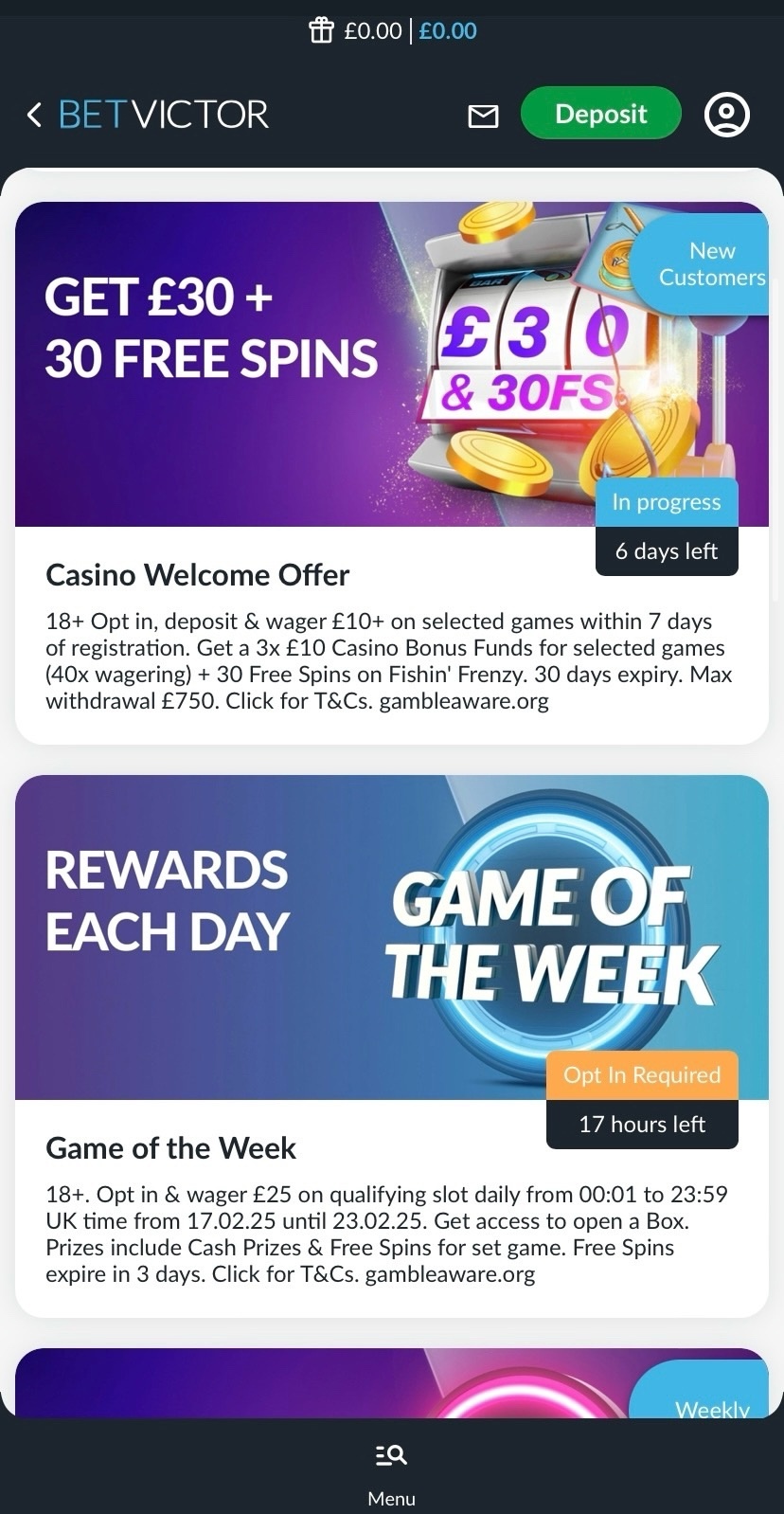 Casino Offers