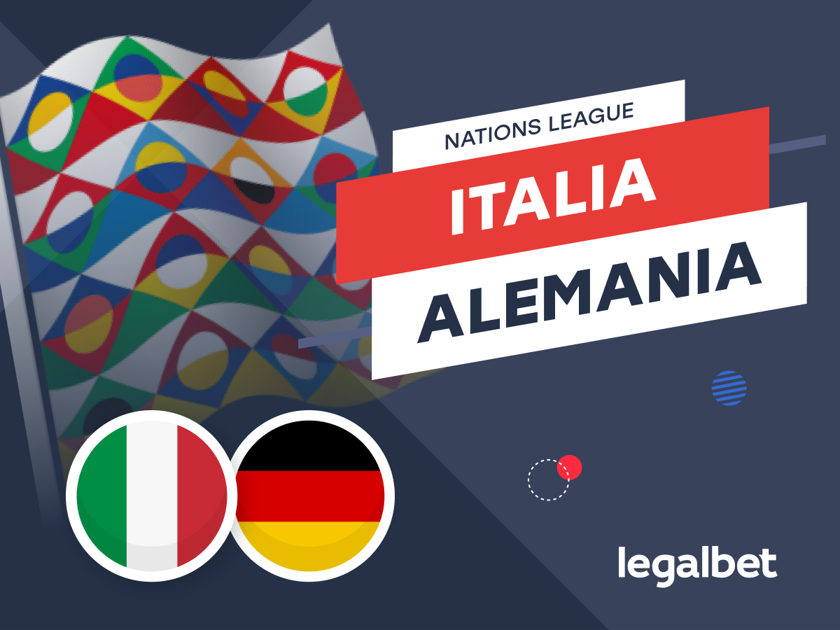 Mario Gago: Apuestas y cuotas Italia - Alemania, Nations League 2022.