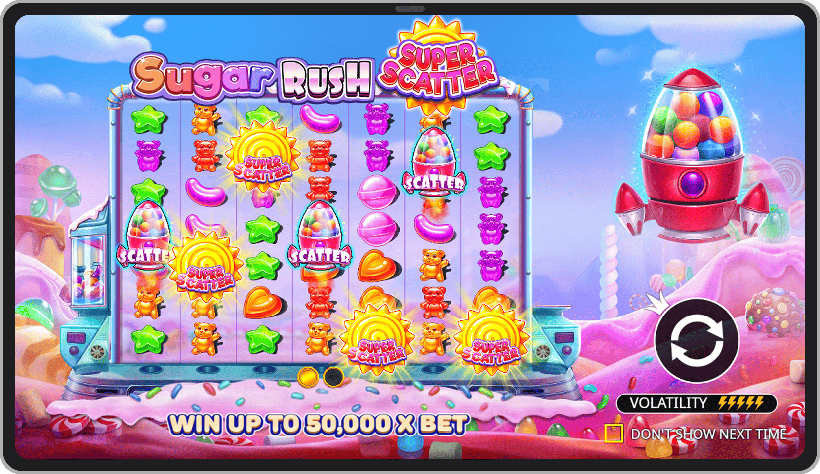 Intro screen