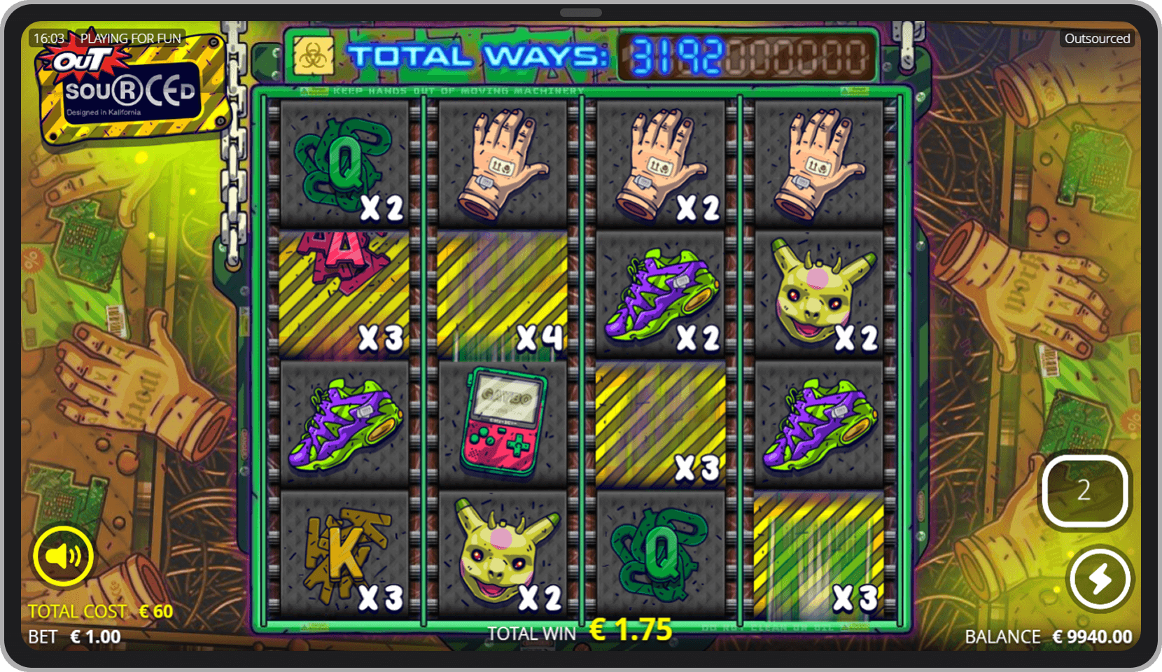 Runda bonus Sweatshop