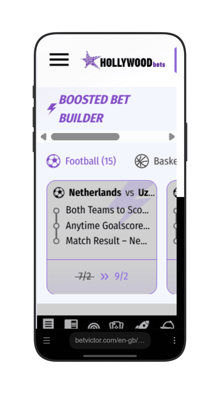 World Cup accumulator at Hollywoodbet
