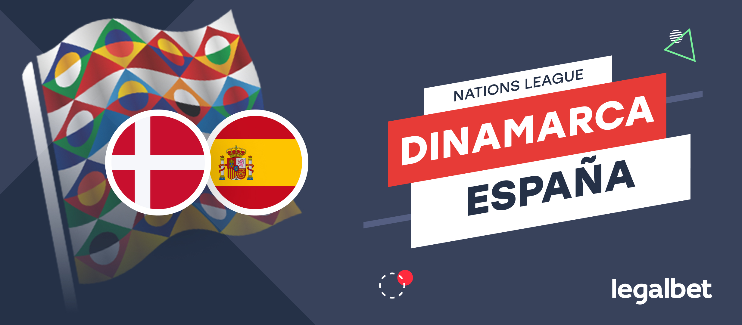 Pronósticos Nations League Dinamarca vs España 15/11/2024