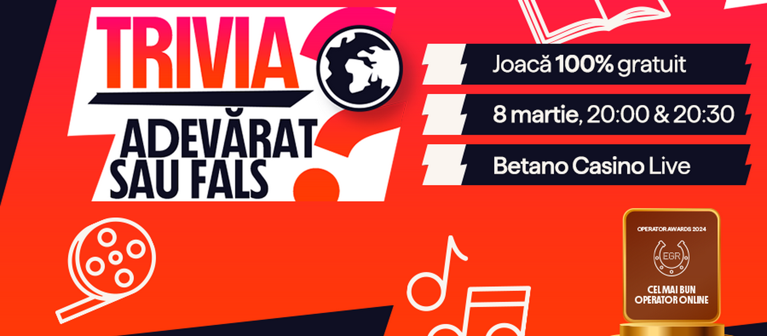 Trivia Adevărat sau Fals revine cu două ediții speciale de Ziua Femeii, doar în Betano Casino Live