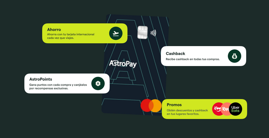 Diferentes beneficios por utilizar tarjeta Astropay.