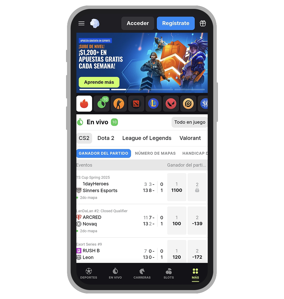 Esports App Betmaster