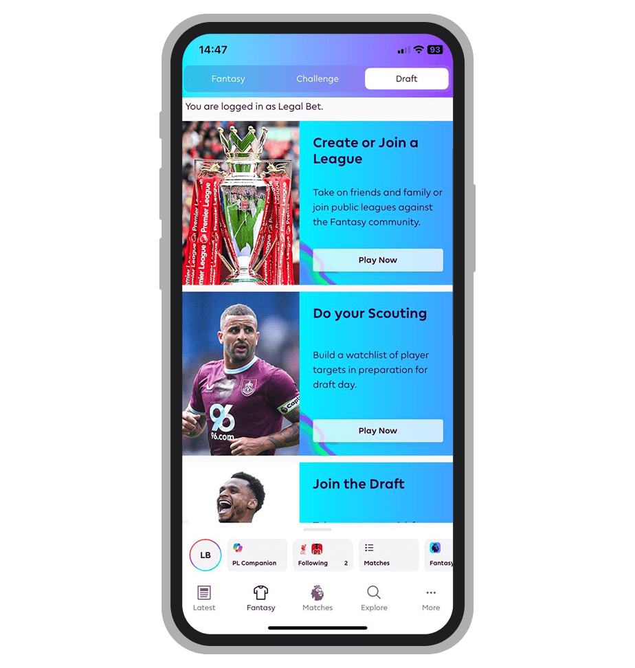 Draft meni, sa ligama, skautingom i draftom