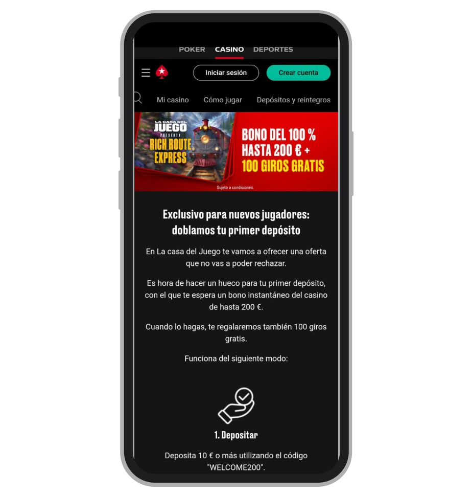 Bono para nuevos jugadores de Pokerstars