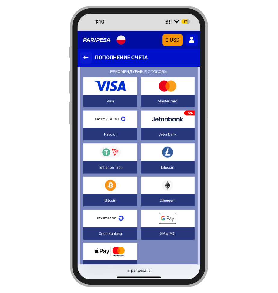 Рекомендуемые методы