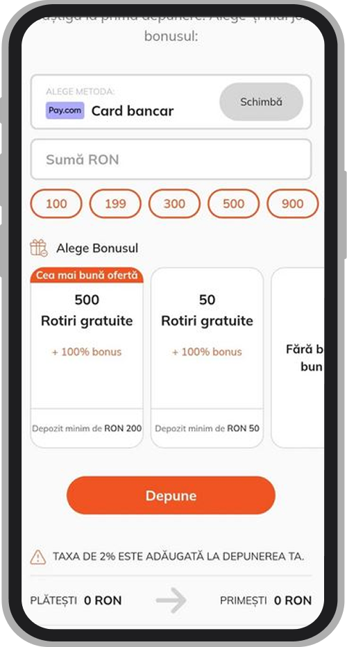 Optează pentru bonus Luck Casino