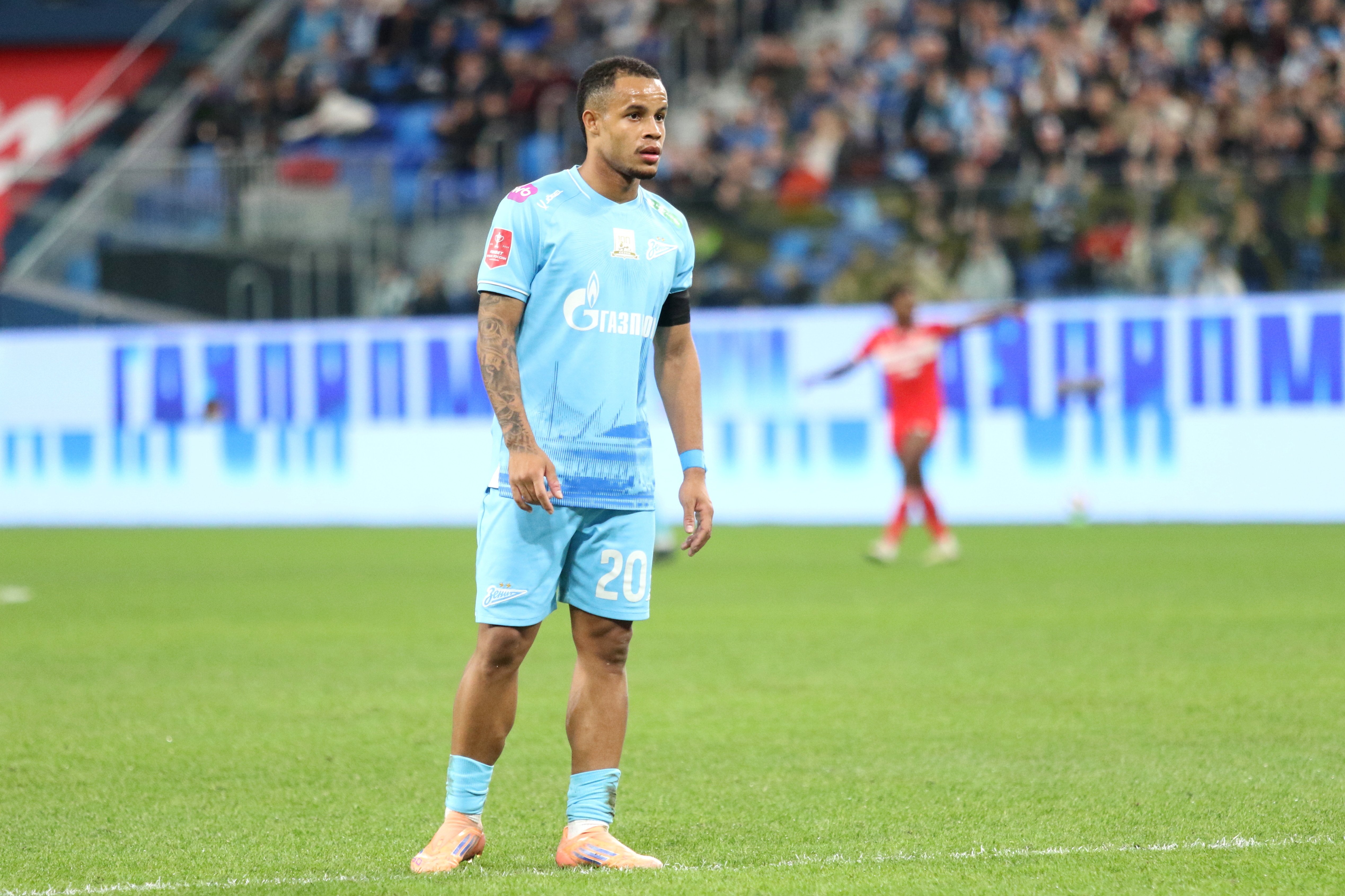 «Зенит» — «Краснодар»: хозяева остались в меньшинстве из-за удаления Педро.