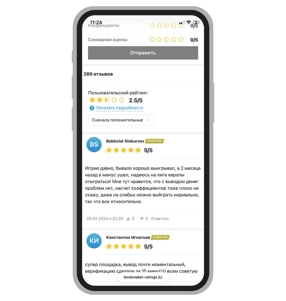 Оценка Тенниси КЗ