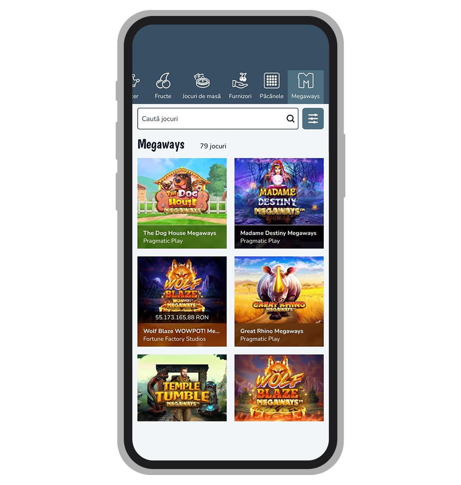 Păcănele cu Megaways