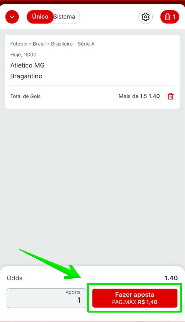 Uma aposta simples da Superbet