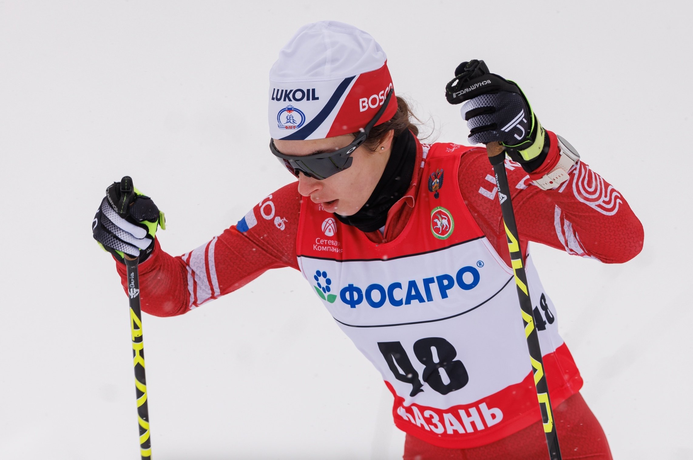 Непряева заняла шестое место в масс-старте на «Тур де Ски».