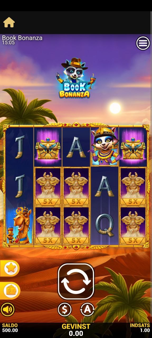 Book Bonanza spil hos RoyalCasino