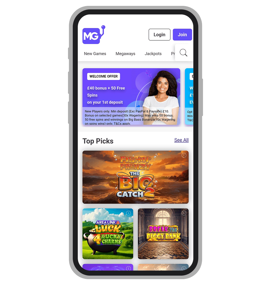 Mobile Site of Mecca Games Casino