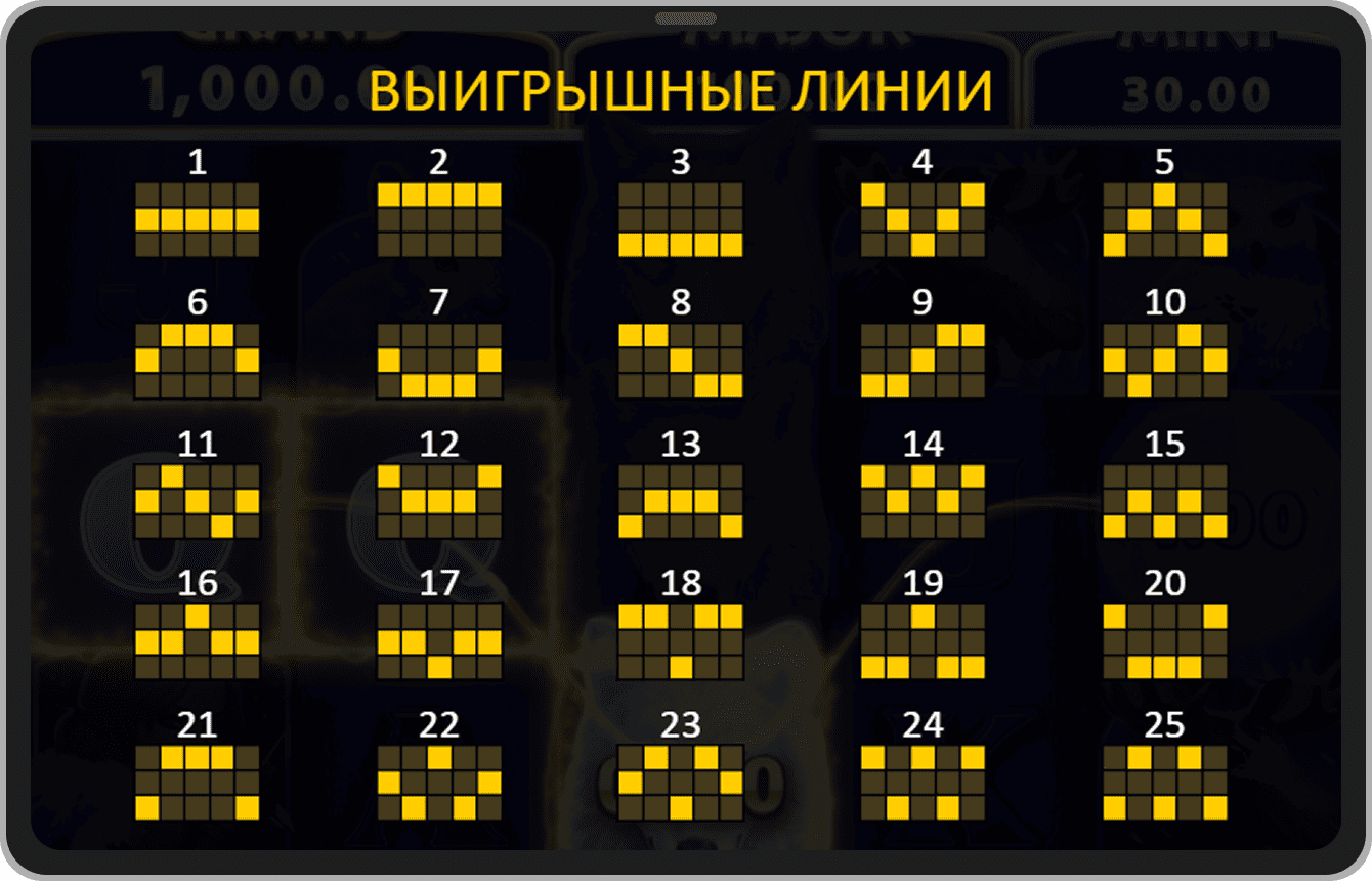 Линии выплат