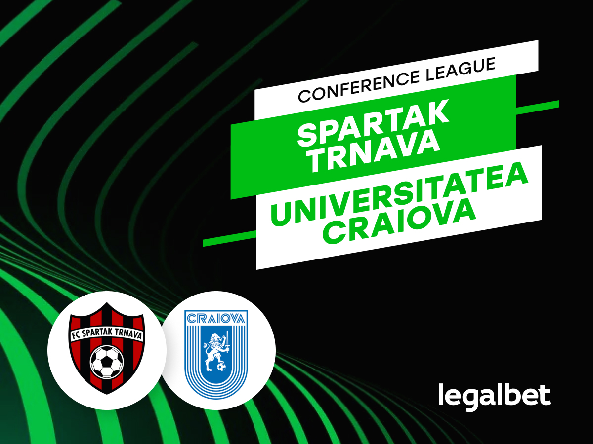Spartak Trnava - Univ. Craiova, ponturi pariuri preliminarii Europa Conference League
