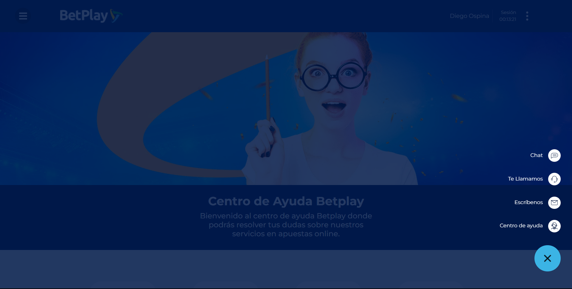 Centro de Ayuda BetPlay