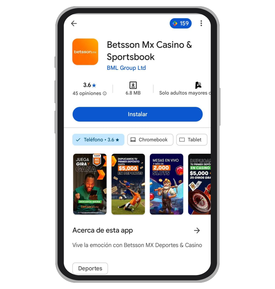 Descargar Betsson en Android