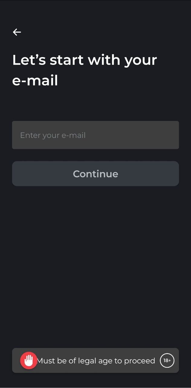 Start of registration