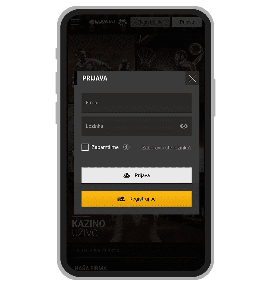 Logovanje Balkan Bet