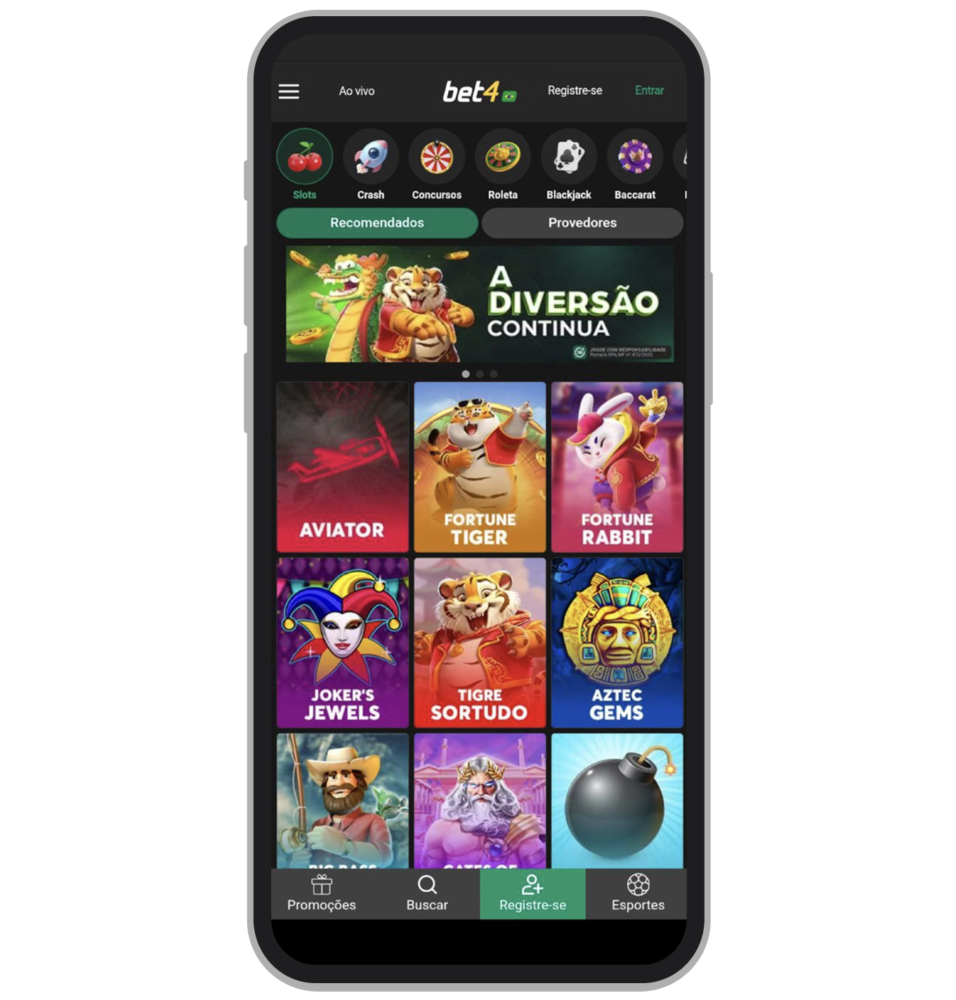 Cassino Bet4 