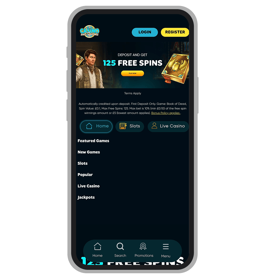 Casino and Friends Home Page