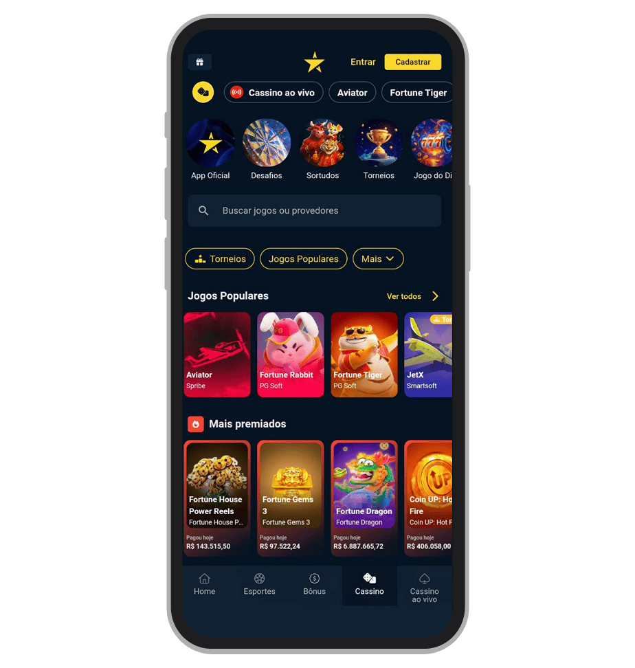 Cassino EstrelaBet no app