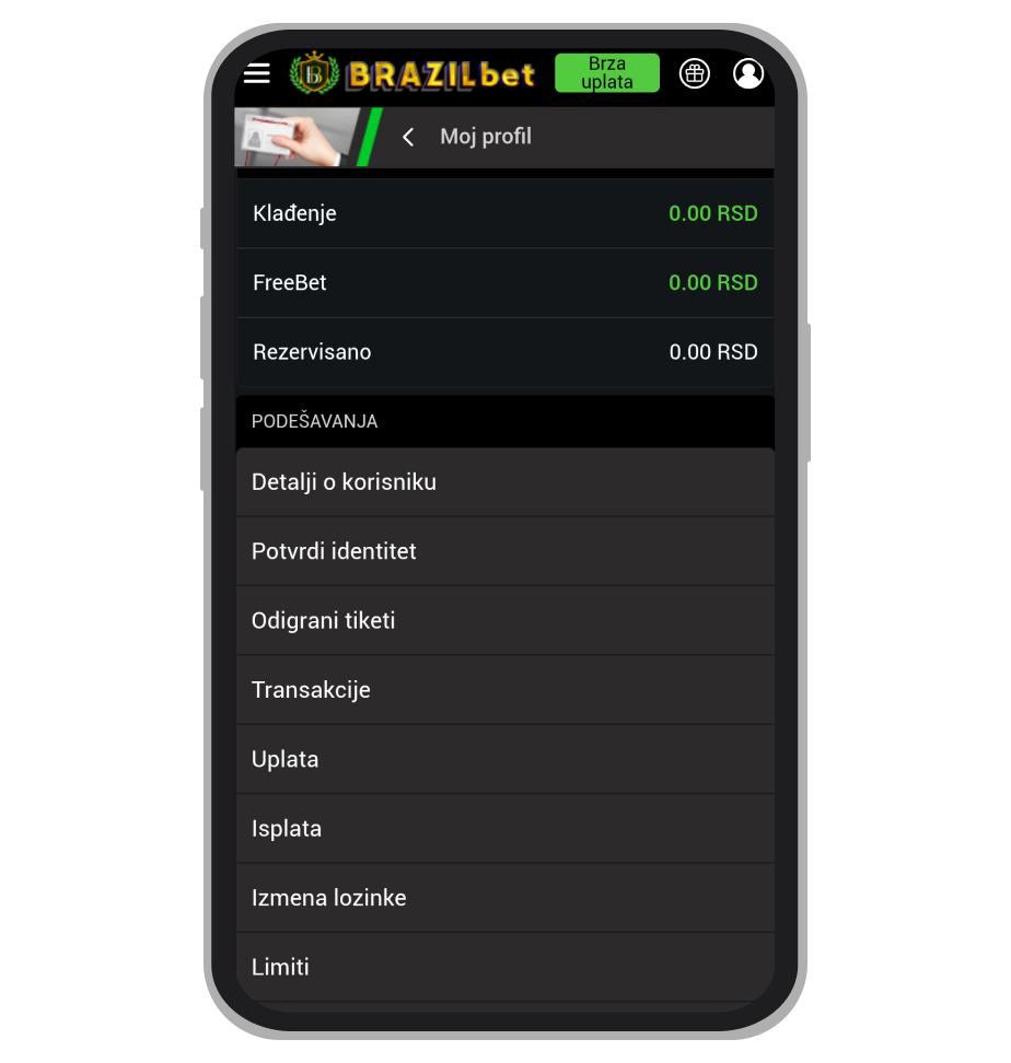 Brazilbet korisnički nalog