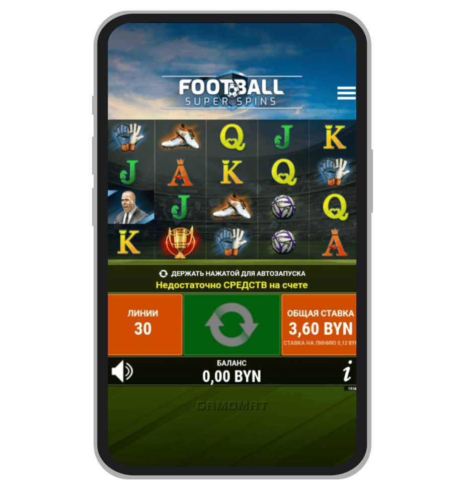 Видеослот Football Super Spins