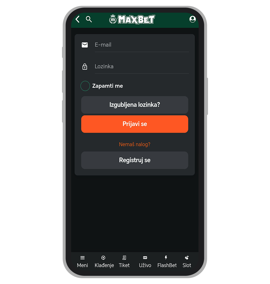 MaxBet prijava