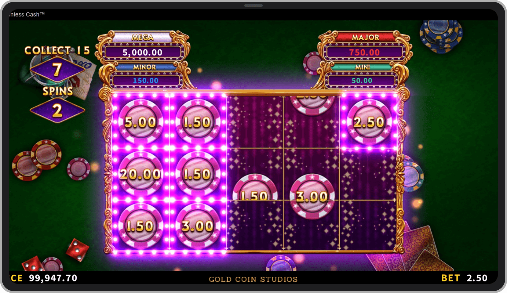 Link & Win Bonus Game