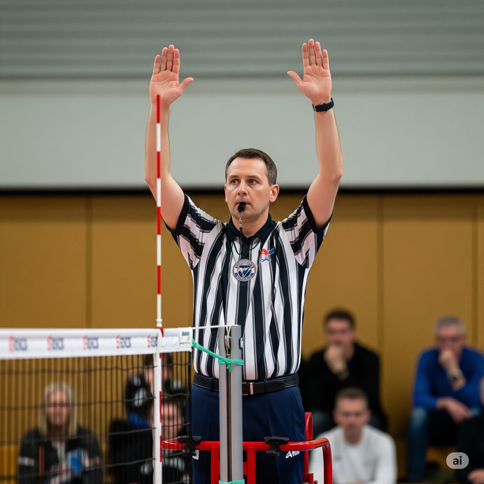 Руки, поднятые вверх с ладонями вперёд 