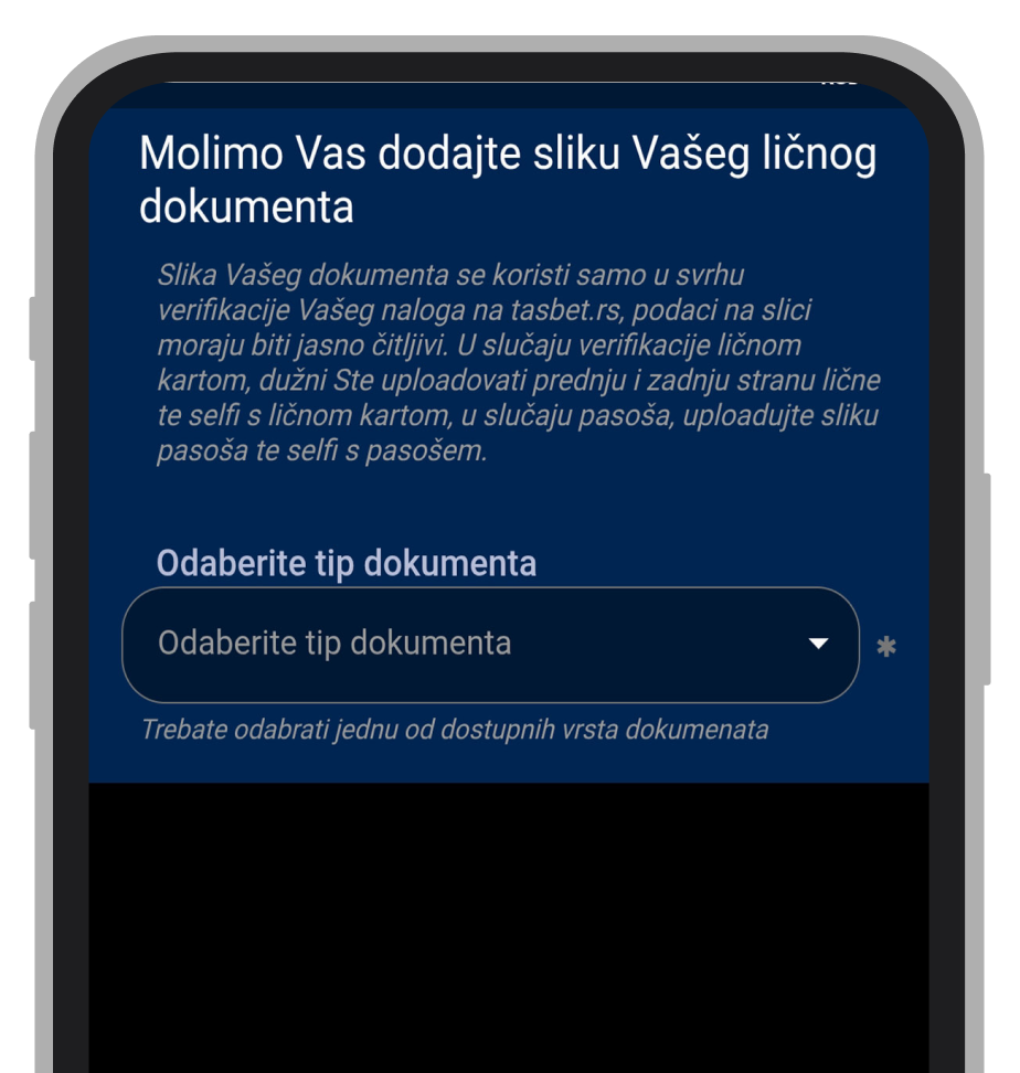 Početna stranica verifikacije