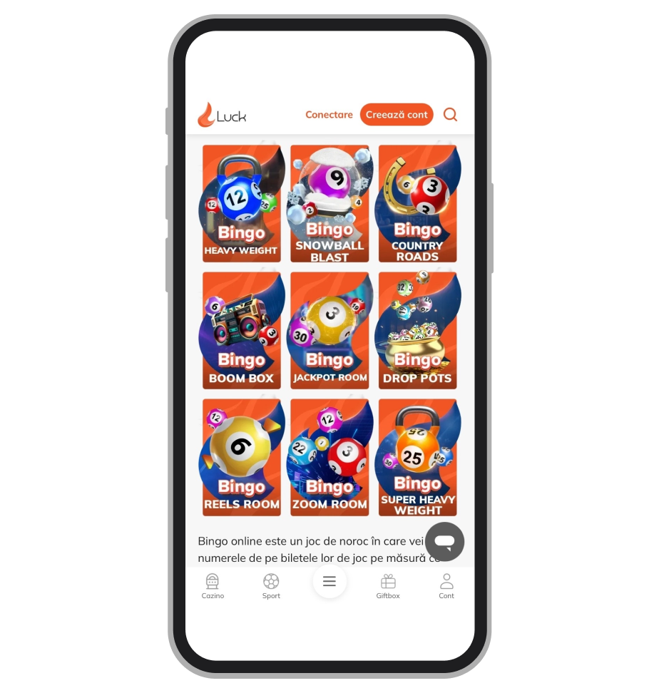 Camere Pragmatic Bingo Luck