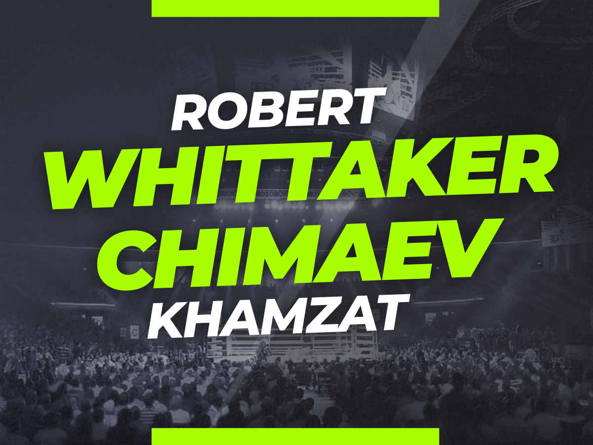 Legalbet.es: Whittaker vs Chimaev: apuestas, cuotas y pronóstico UFC.