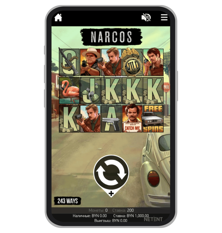 Видеослот Narcos