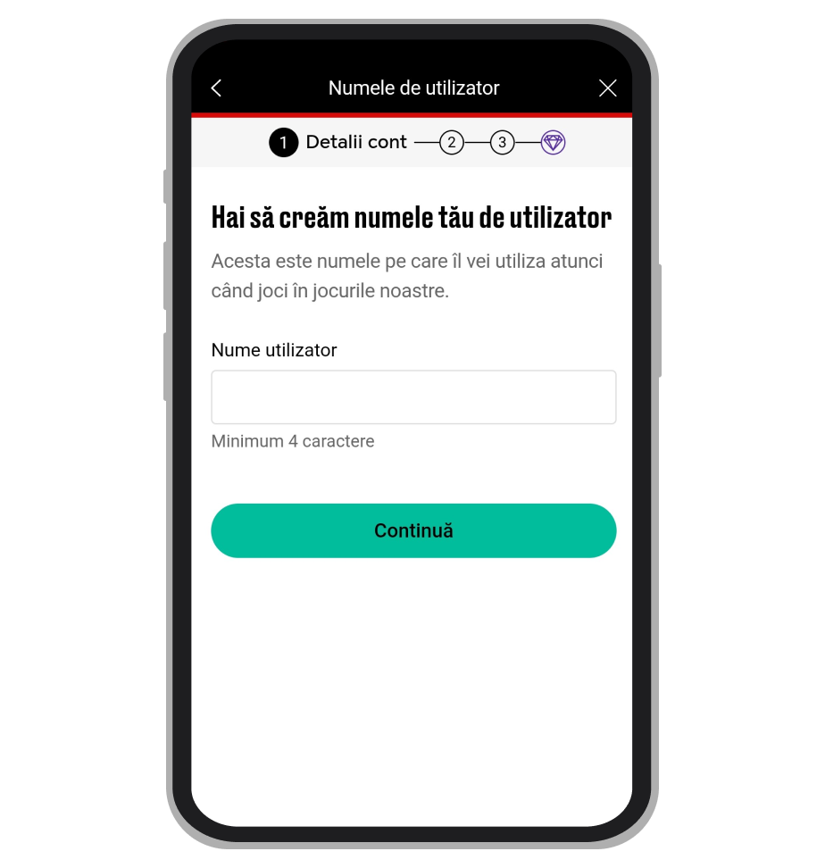 Formular de înregistrare Pokerstars Casino (a prima parte)