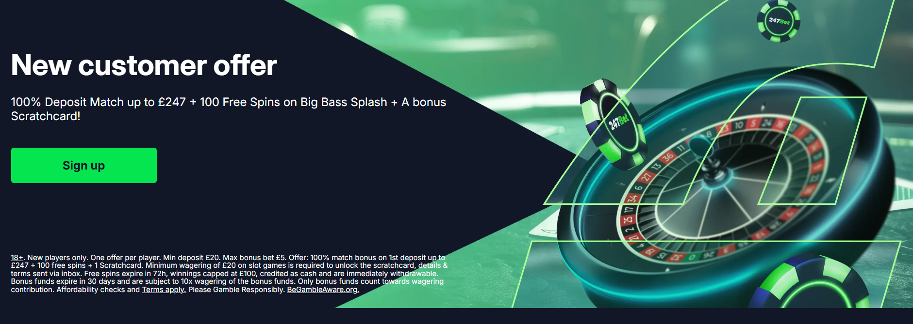 Welcome Bonus 247Bet