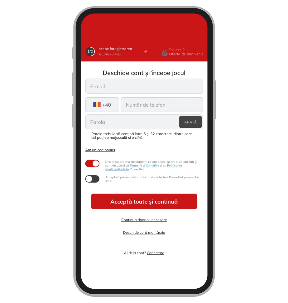 Powerbet înregistrare