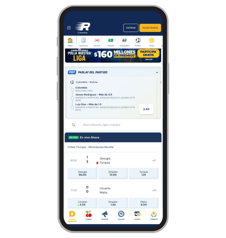 App de Rushbet 