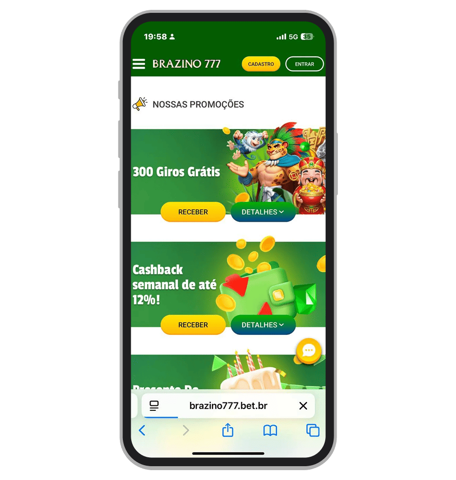 Promoções da Brazino777