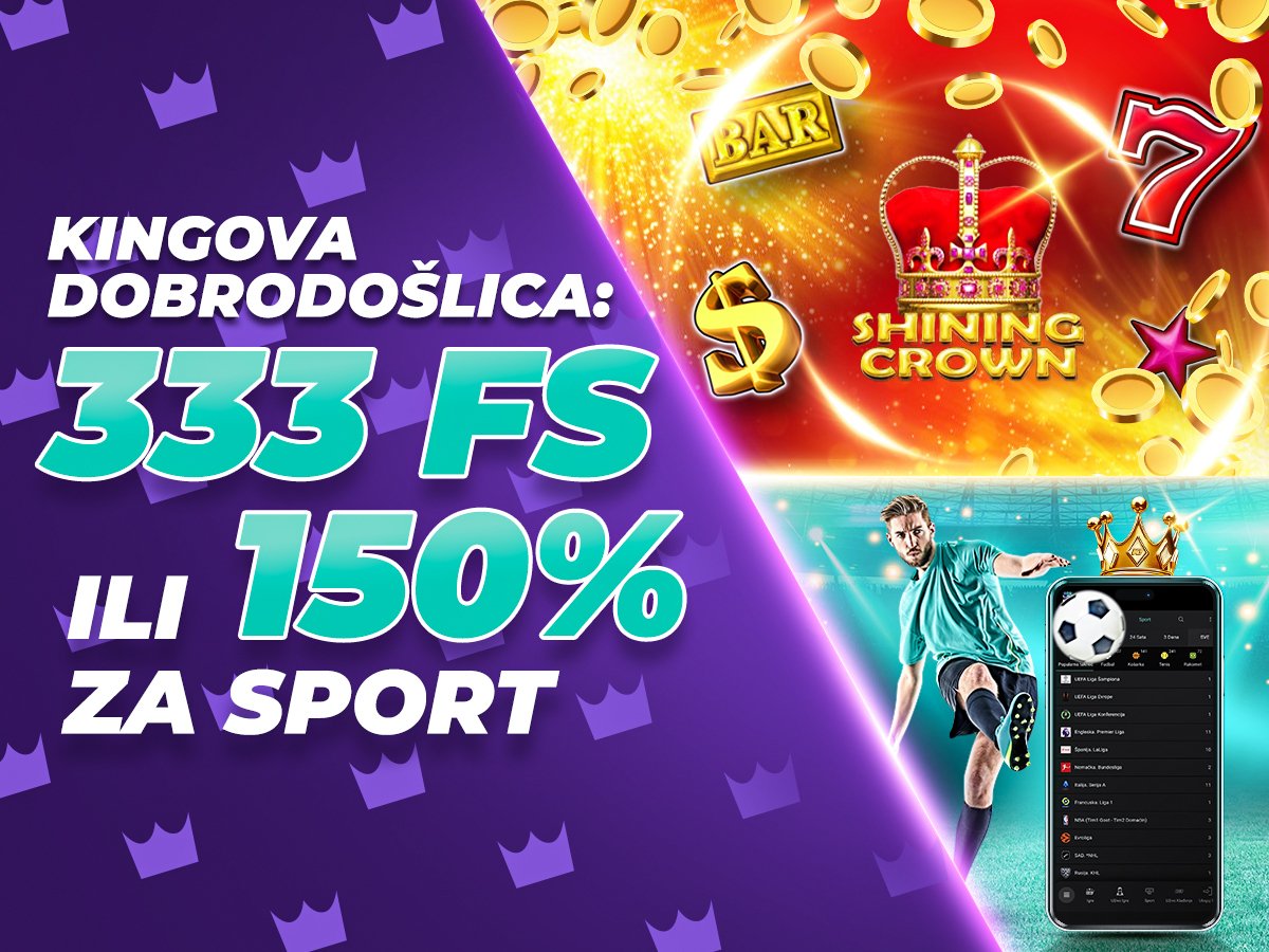 Keš bonus King 12000 RSD.