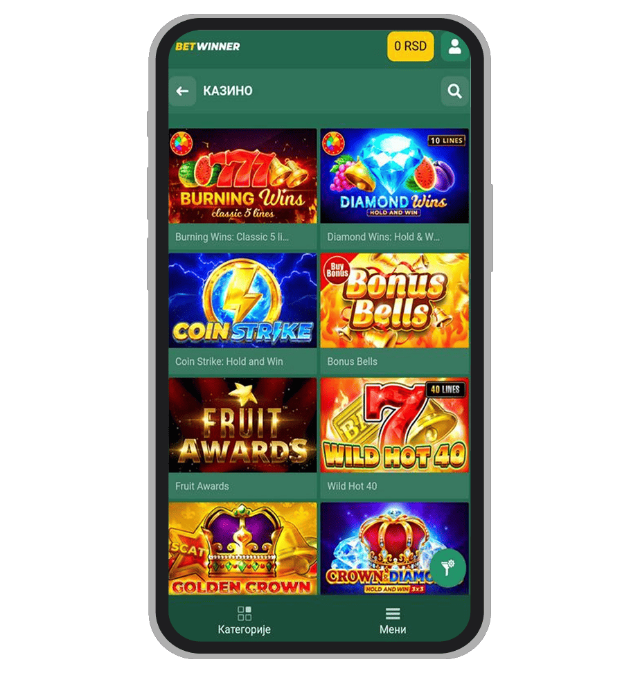 BetWinner kazino stranica
