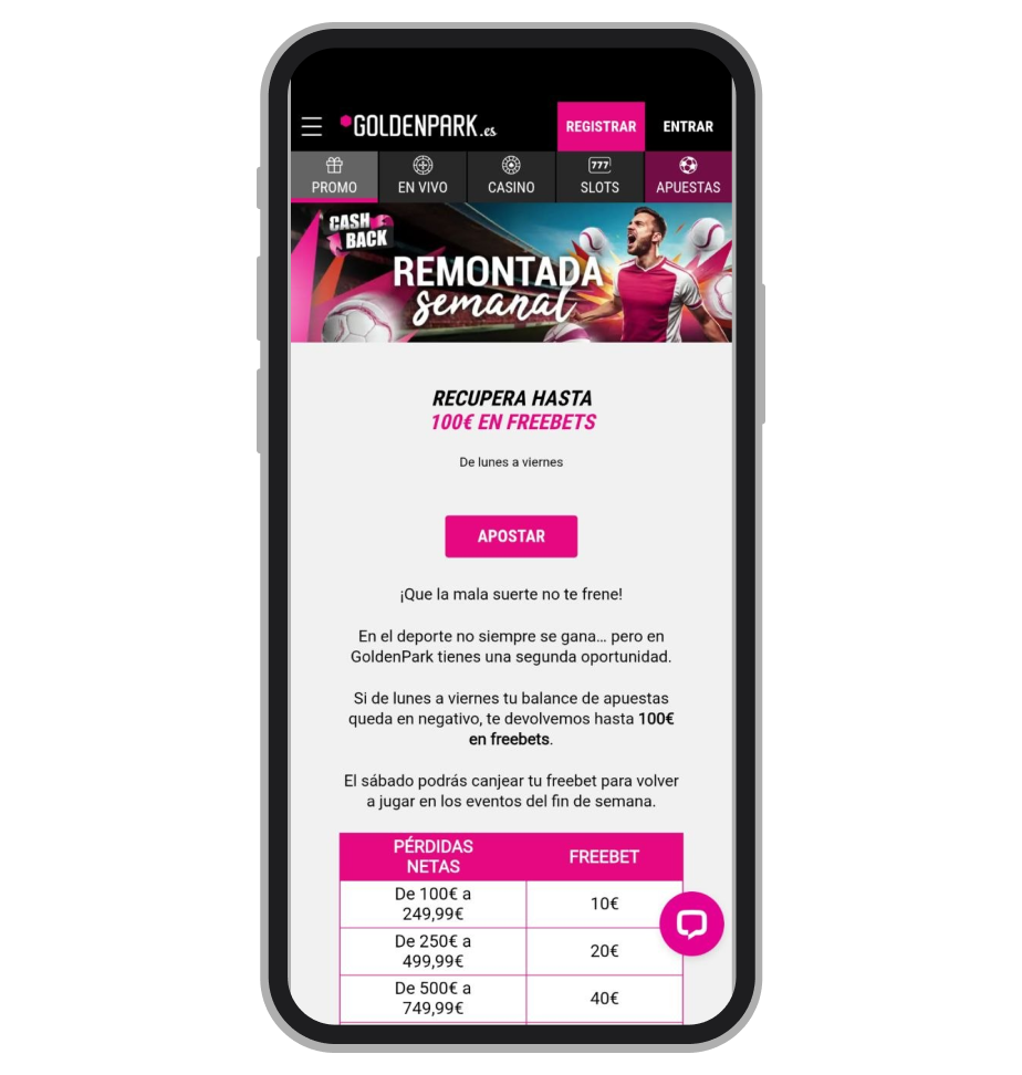 Cashback semanal
