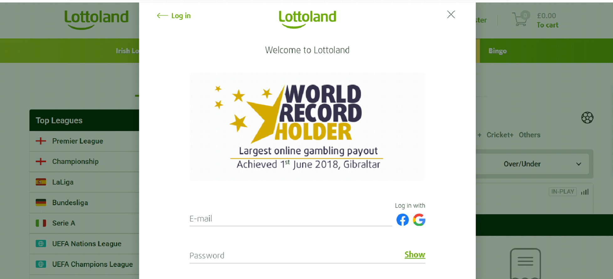 Lottoland Sign Up