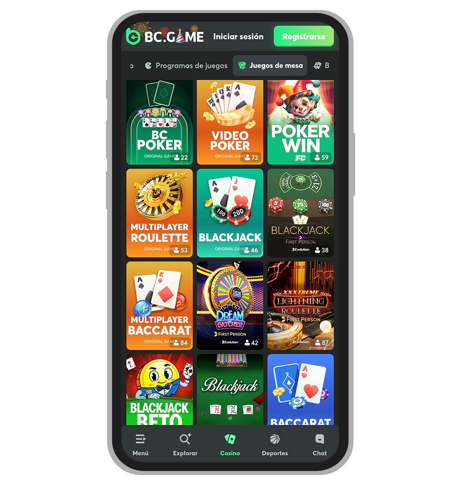 BC.Game Juegos de Mesa